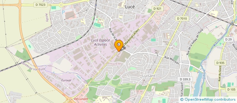 localisation de l'entreprise NOUVEL SOC EUROP ANIMATION ET PROMOTION à LUISANT