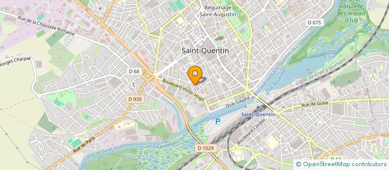 localisation de l'entreprise NOUVELLE AIR à SAINT-QUENTIN