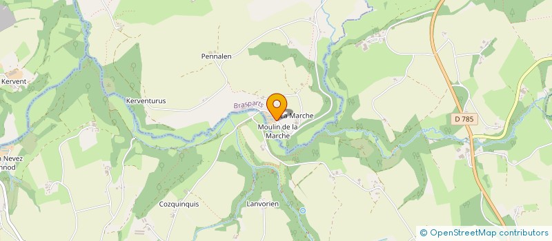 localisation de l'entreprise NOUVELLE ALIMENTATION CANINE  BRASPARTS