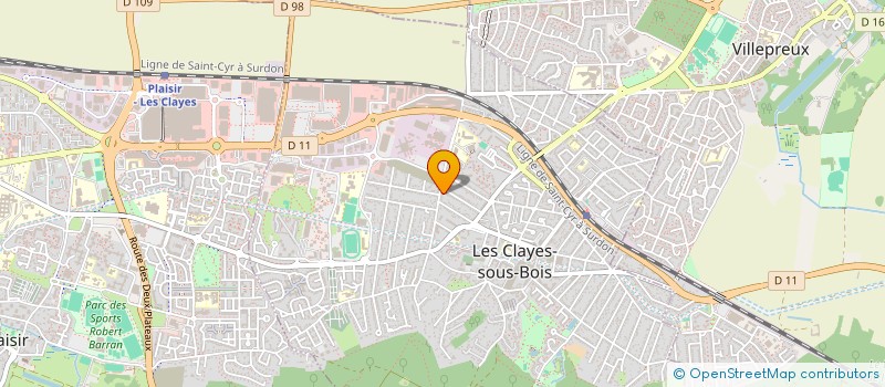 localisation de l'entreprise NOUVELLE ALLIANCE à LES CLAYES-SOUS-BOIS