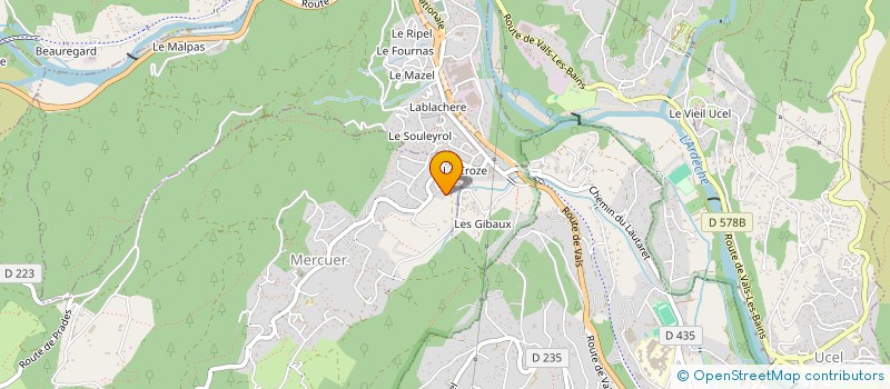 localisation de l'entreprise NOUVELLE ALTERNATIVE à MERCUER