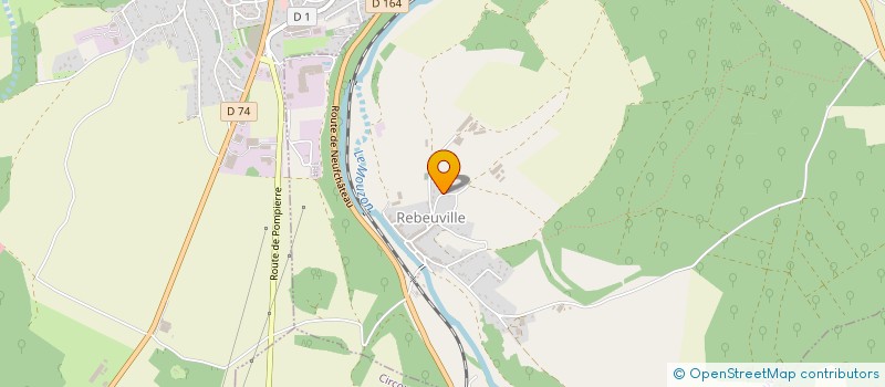 localisation de l'entreprise NOUVELLE AMBIANCE  NEUFCHATEAU