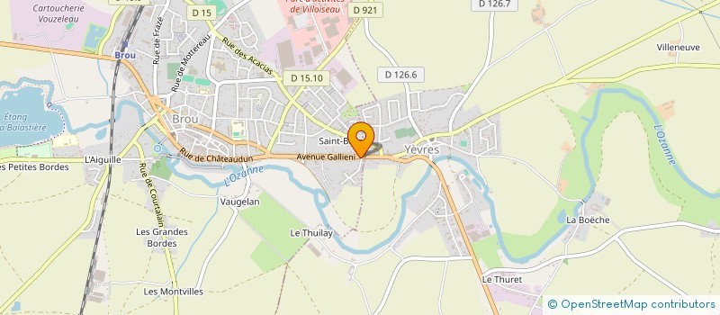 localisation de l'entreprise NOUVELLE AMICALE DES SAPEURS-POMPIERS DE BROU à BROU