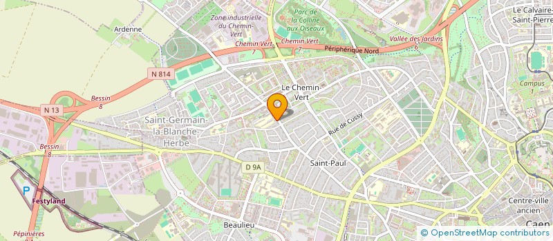 localisation de l'entreprise NOUVELLE APE AUTHIE SUD à CAEN