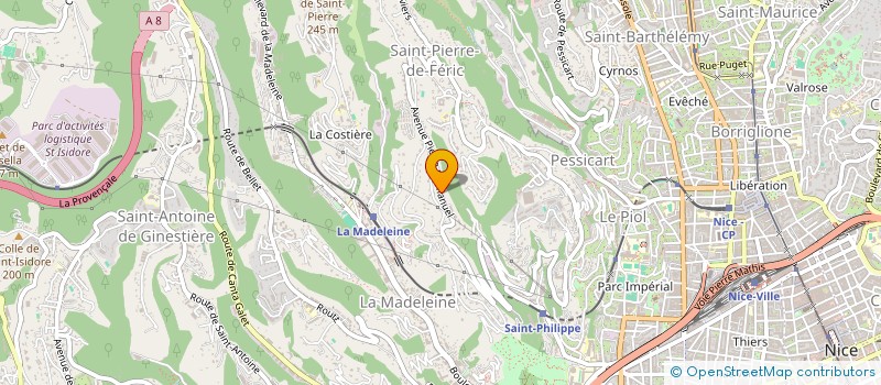 localisation de l'entreprise NOUVELLE APPROCHE DES TECHNIQUES UTILES AU REPOS à NICE