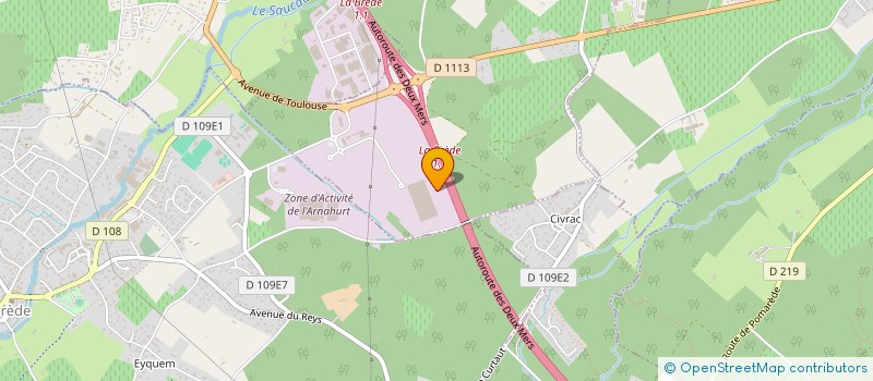 localisation de l'entreprise NOUVELLE-AQUITAINE AUDITION  AYGUEMORTE-LES-GRAVES