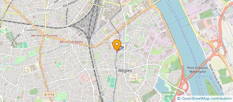 localisation de l'entreprise NOUVELLE AQUITAINE BATIMENT à BEGLES