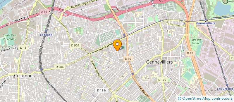 localisation de l'entreprise NOUVELLE ASSOCIATION DE LA JEUNESSE MULTICULTURELLE ASNIEROISE à ASNIERES-SUR-SEINE