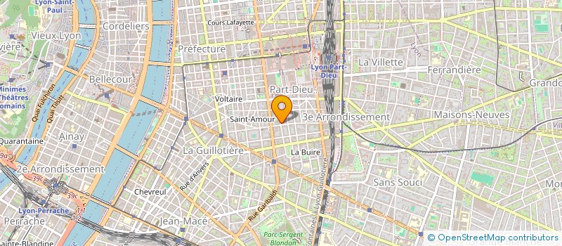 localisation de l'entreprise NOUVELLE ASSOCIATION LEON JOUHAUX  LYON