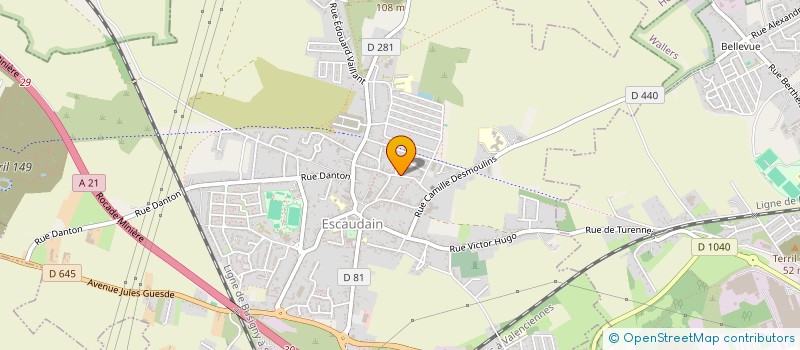 localisation de l'entreprise NOUVELLE ASSOCIATION MARCHAL RAMAZA ESCAUDAIN  ESCAUDAIN