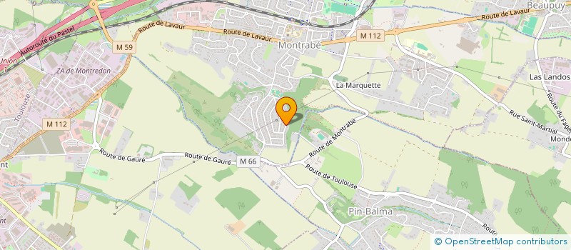 localisation de l'entreprise NOUVELLE ASSOCIATION SPORTIVE DU GOLF SAINT-GABRIEL  MONTRABE