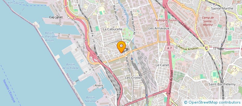 localisation de l'entreprise NOUVELLE AUBE FORMATION à MARSEILLE