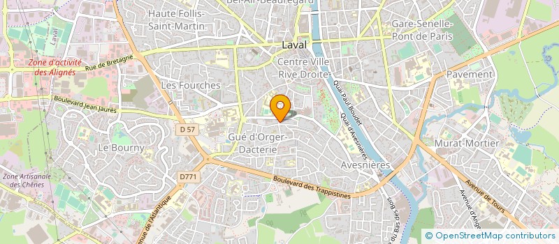 localisation de l'entreprise NOUVELLE AURORE à LAVAL
