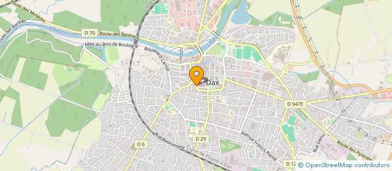 localisation de l'entreprise NOUVELLE AUTO-ECOLE GALLIENI  DAX