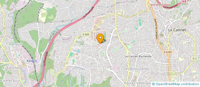 localisation de l'entreprise NOUVELLE AZUR EQUIPEMENT HOTELIER  LE CANNET