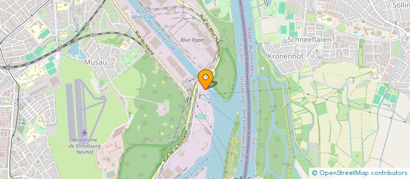 localisation de l'entreprise NOUVELLE BASE NAUTIQUE RUHLMANN à STRASBOURG