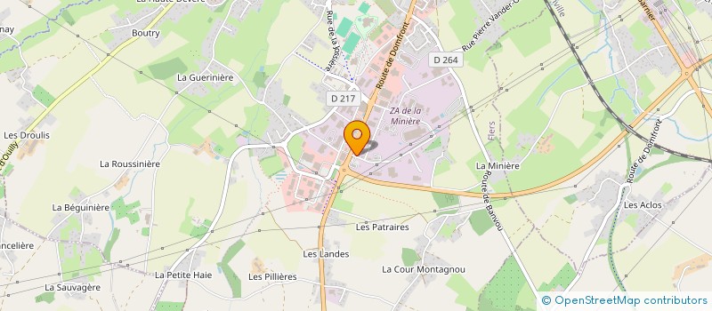 localisation de l'entreprise NOUVELLE BATICLOS à FLERS