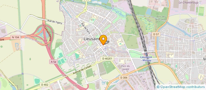 localisation de l'entreprise NOUVELLE BOUCHERIE DE LIEUSAINT  LIEUSAINT