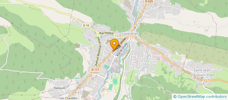 localisation de l'entreprise NOUVELLE BOULANGERIE LOUIS PIQUEMAL à LAVELANET
