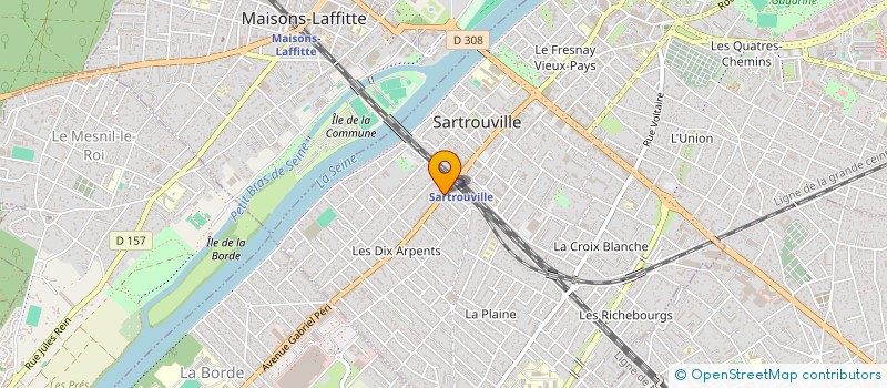 localisation de l'entreprise NOUVELLE BOULANGERIE VENDEENNE  SARTROUVILLE