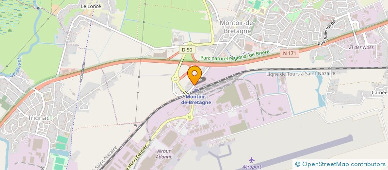 localisation de l'entreprise NOUVELLE BROSSERIE DE L OUEST à MONTOIR-DE-BRETAGNE