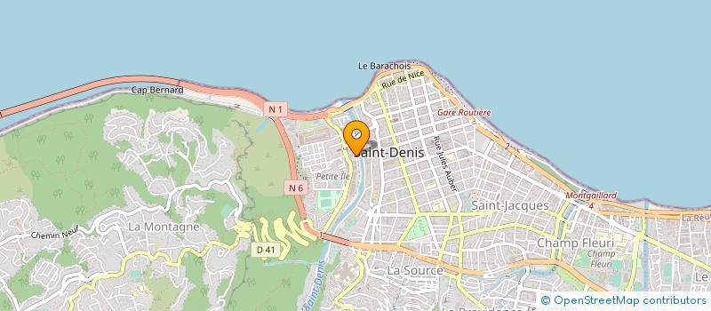 localisation de l'entreprise NOUVELLE CARROSSERIE DIONYSIENNE à SAINT-DENIS