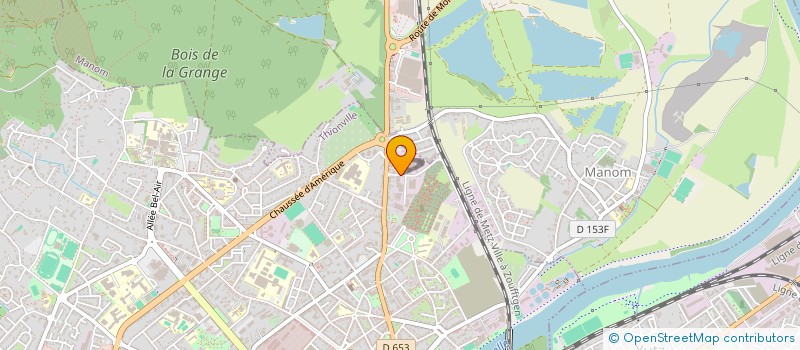 localisation de l'entreprise NOUVELLE CARROSSERIE REMY  THIONVILLE