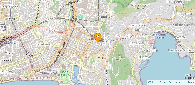 localisation de l'entreprise NOUVELLE CARROSSERIE SCOFFIER à NICE