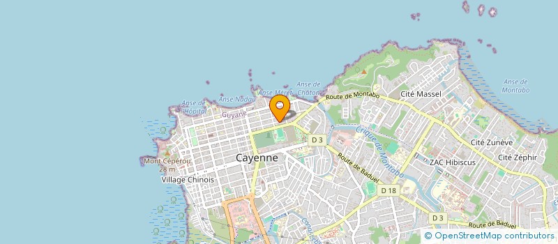 localisation de l'entreprise NOUVELLE CHANCE  CAYENNE