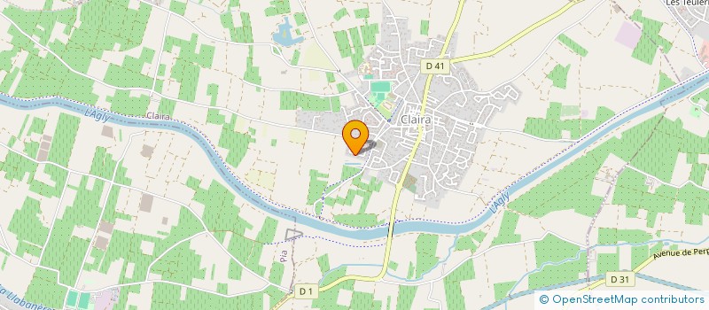 localisation de l'entreprise NOUVELLE CHORALE DE CLAIRA  CLAIRA