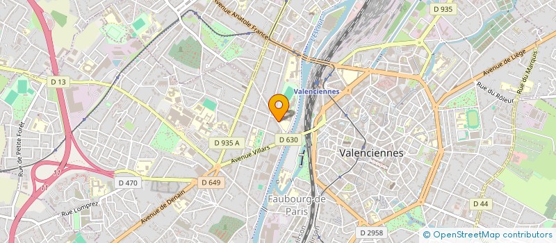 localisation de l'entreprise NOUVELLE CLINIQUE DES DENTELLIERES à VALENCIENNES