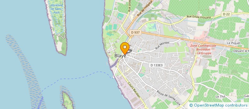 localisation de l'entreprise NOUVELLE-COLLAB à BLAYE
