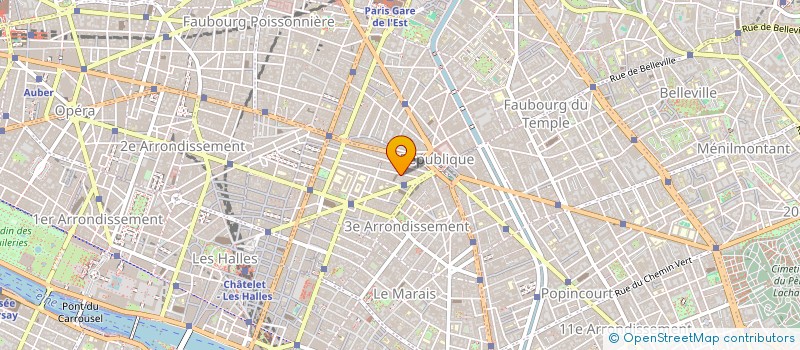 localisation de l'entreprise NOUVELLE COMPAGNIE COMMERCIALE à PARIS