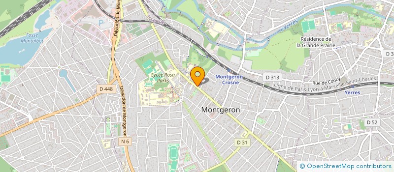 localisation de l'entreprise NOUVELLE CONCEPTION DE L'IMMOBILIER à MONTGERON