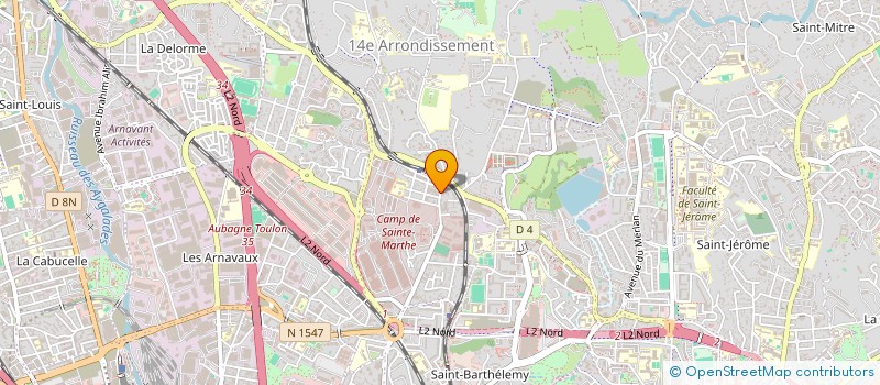 localisation de l'entreprise NOUVELLE CONDUITE à MARSEILLE
