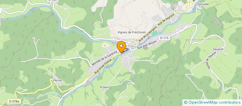 localisation de l'entreprise NOUVELLE CONNECTIQUE ARDECHOISE  SATILLIEU