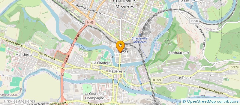 localisation de l'entreprise NOUVELLE CONSTRUCTION EUROPEENNE à CHARLEVILLE-MEZIERES