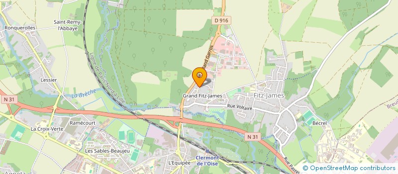 localisation de l'entreprise NOUVELLE CONSTRUCTION WARTY  FITZ-JAMES