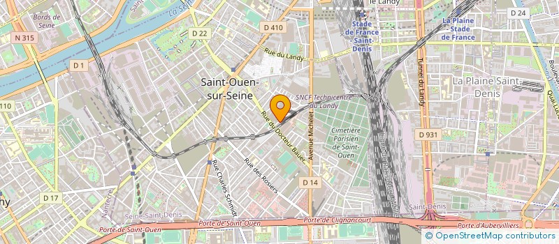localisation de l'entreprise NOUVELLE COUR à SAINT-OUEN-SUR-SEINE