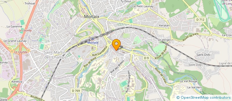 localisation de l'entreprise NOUVELLE CREPERIE DES ARCHERS  MORLAIX
