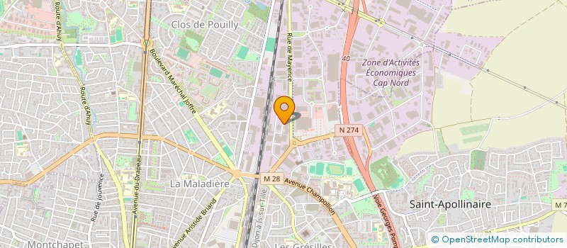 localisation de l'entreprise NOUVELLE CRIEE DIJONNAISE à DIJON