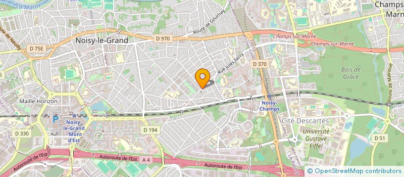 localisation de l'entreprise NOUVELLE D'AMENAGEMENT à NOISY-LE-GRAND