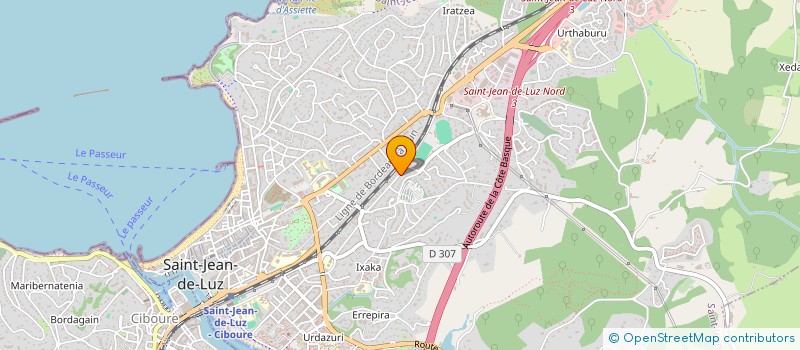 localisation de l'entreprise NOUVELLE DANSE STUDIO à SAINT-JEAN-DE-LUZ