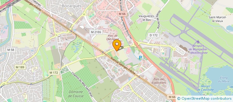 localisation de l'entreprise NOUVELLE DE PAILLETRICE  PEROLS