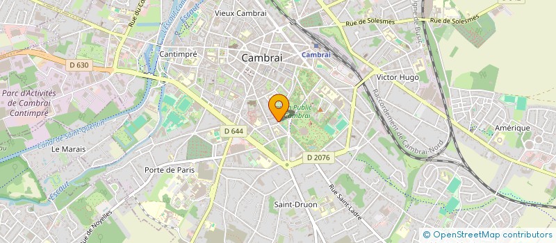 localisation de l'entreprise NOUVELLE DES DEUX à CAMBRAI