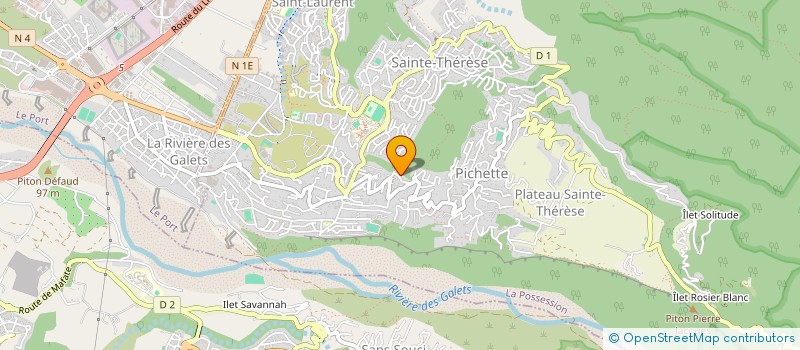 localisation de l'entreprise NOUVELLE DIFFUSION.COM à LA POSSESSION