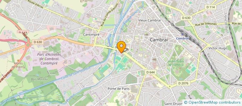 localisation de l'entreprise NOUVELLE DISTILLERIE DU NORD à CAMBRAI