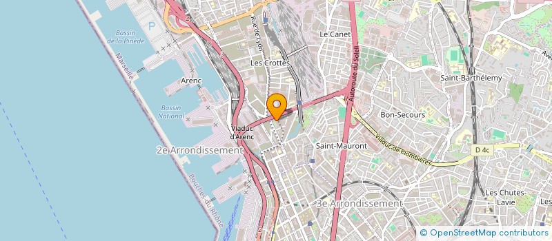 localisation de l'entreprise NOUVELLE DISTRIBUTION AUTOMOBILE à MARSEILLE