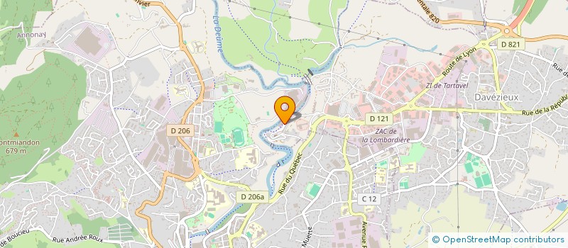 localisation de l'entreprise NOUVELLE DONNE  DAVEZIEUX