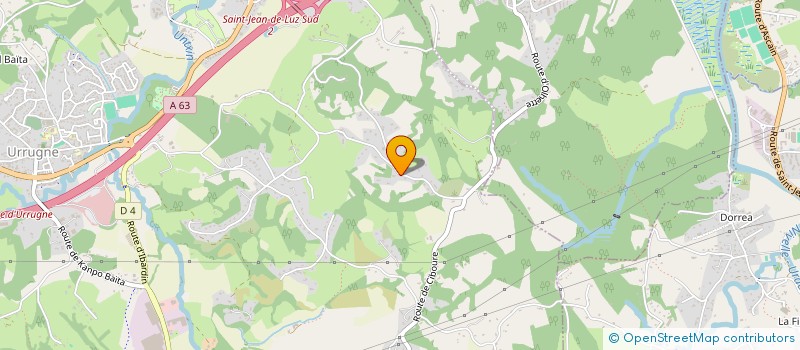 localisation de l'entreprise NOUVELLE DONNE  URRUGNE